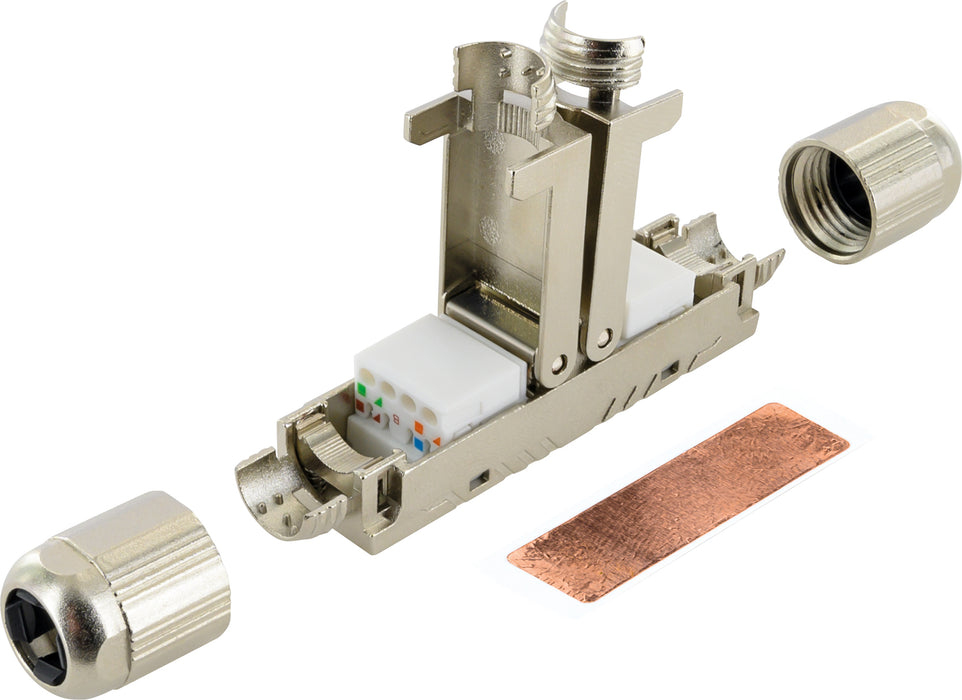 Schwaiger Keystone Network Cable Connector CAT 6A