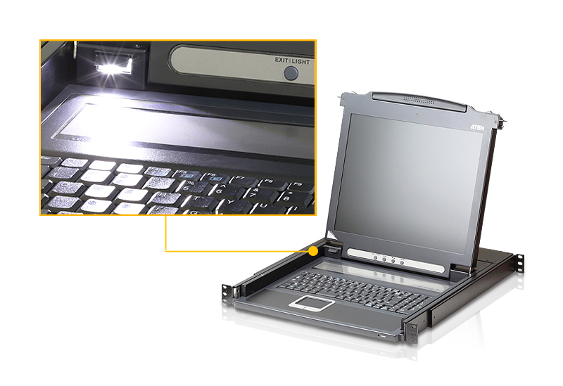 ATEN CL1000N Console US USB-PS/2 VGA