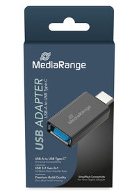MEDIARANGE Universal USB-A to USB-C Adapter