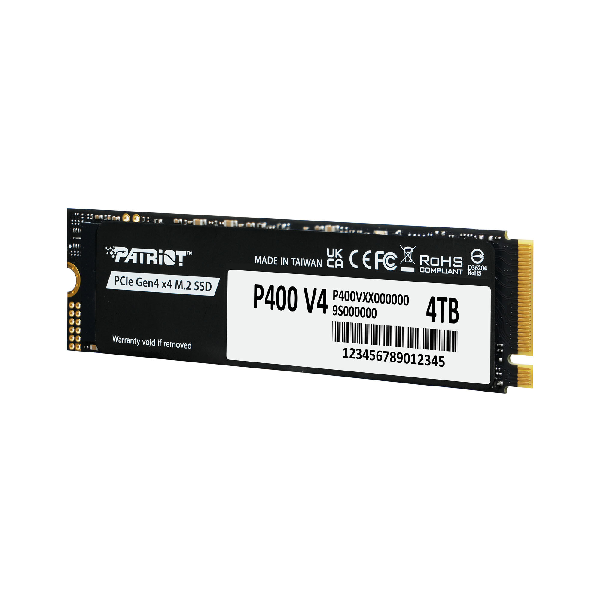 PATRIOT P400 V4 SSD M.2 2280 4TB