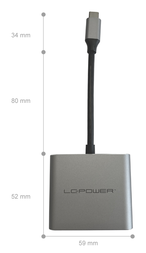LC-Power USB-Hub LC-Hub-C-Multi-4-V2