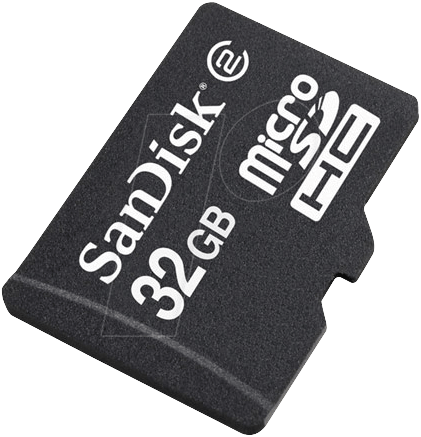 SanDisk 32GB MicroSDHC Memory Card