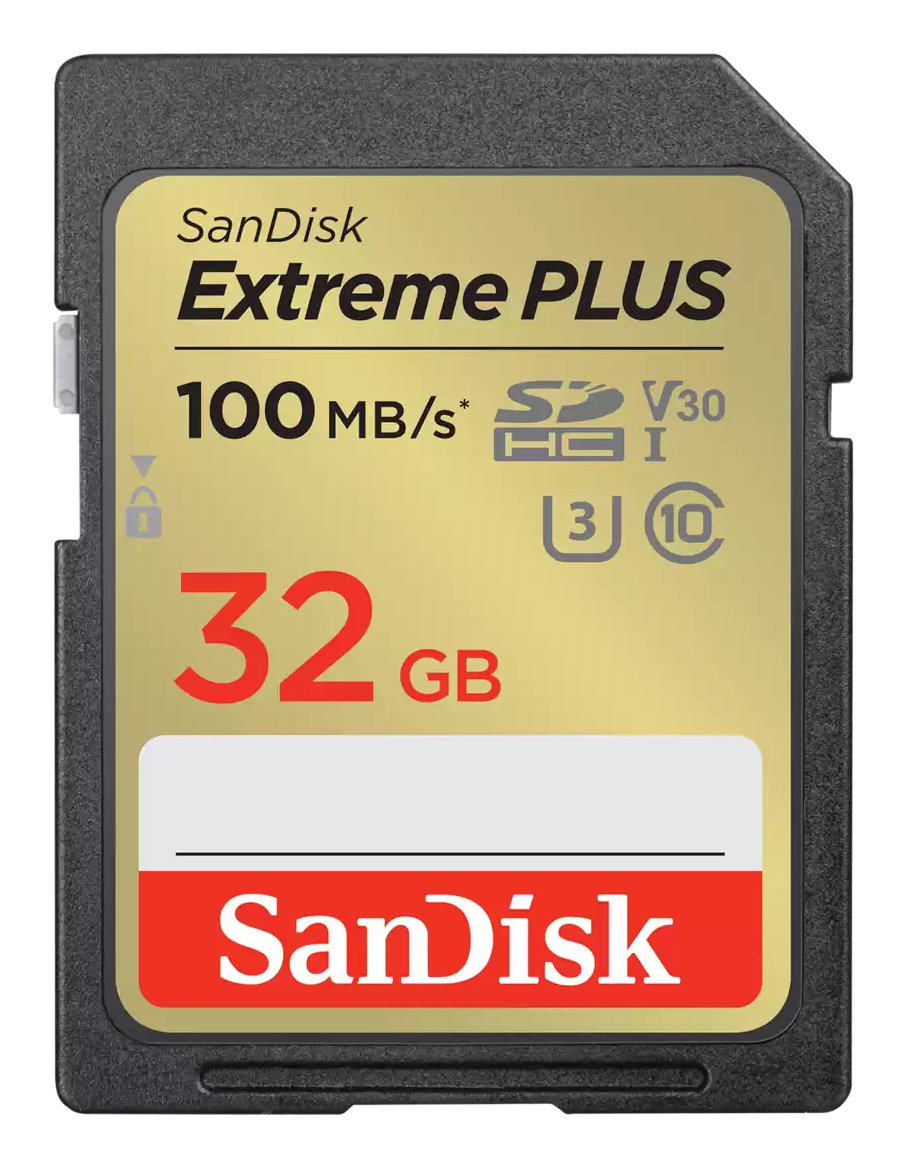SanDisk Extreme Plus 32GB SDHC Card
