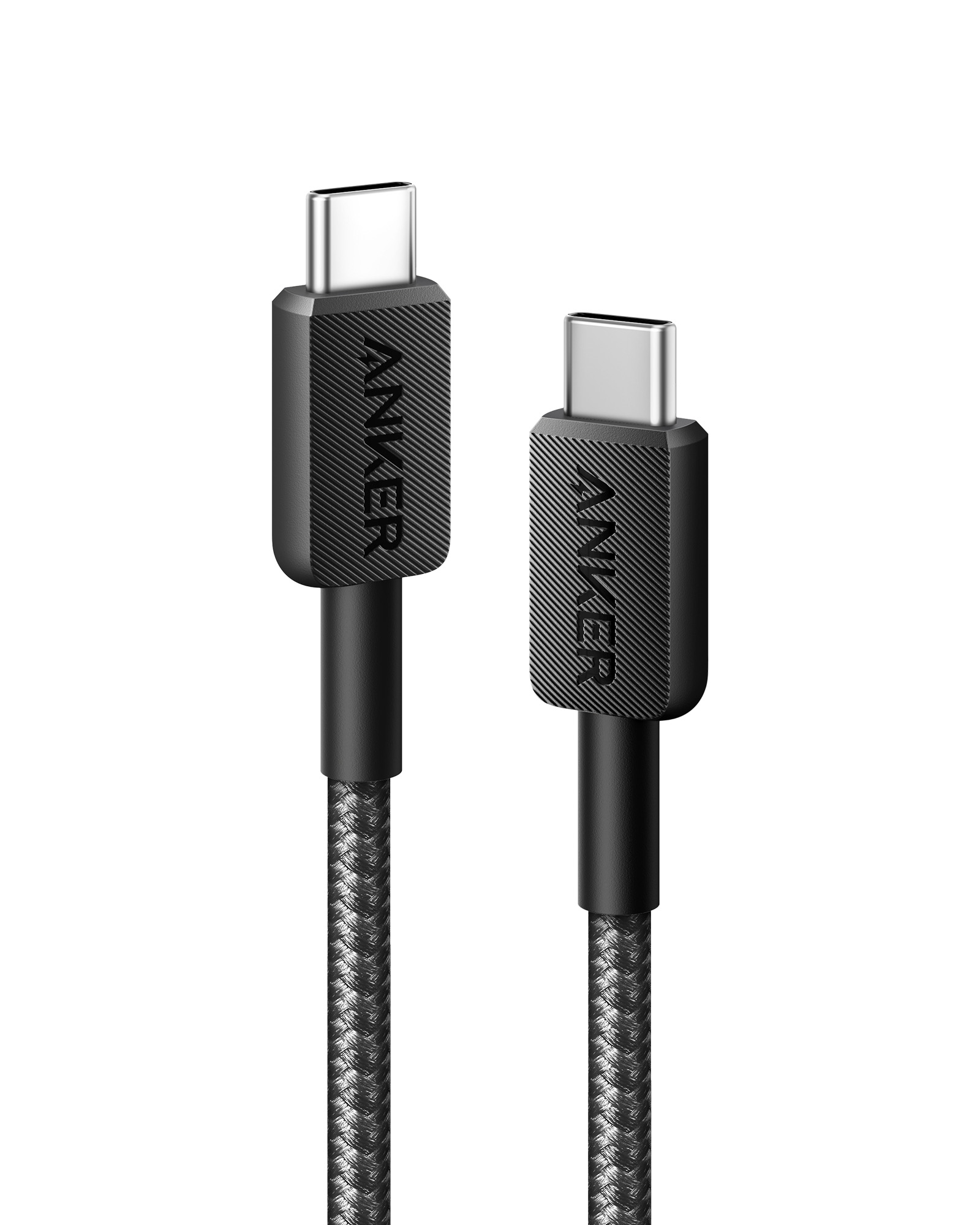 Anker 322 USB-C cable, 0.9m, braided, 60W, black