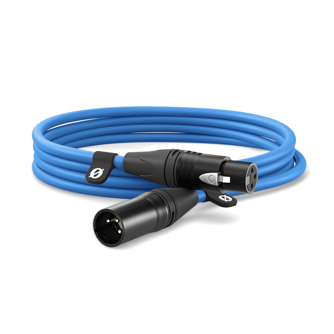 RODE XLR3M-B XLR connection cable 3m blue
