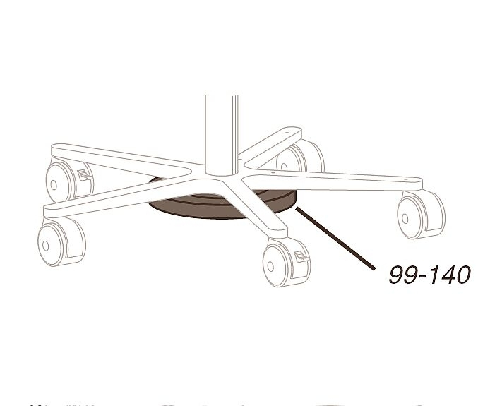 Ergotron Stabilizer - Black - Flatscreen Accessory Brackets