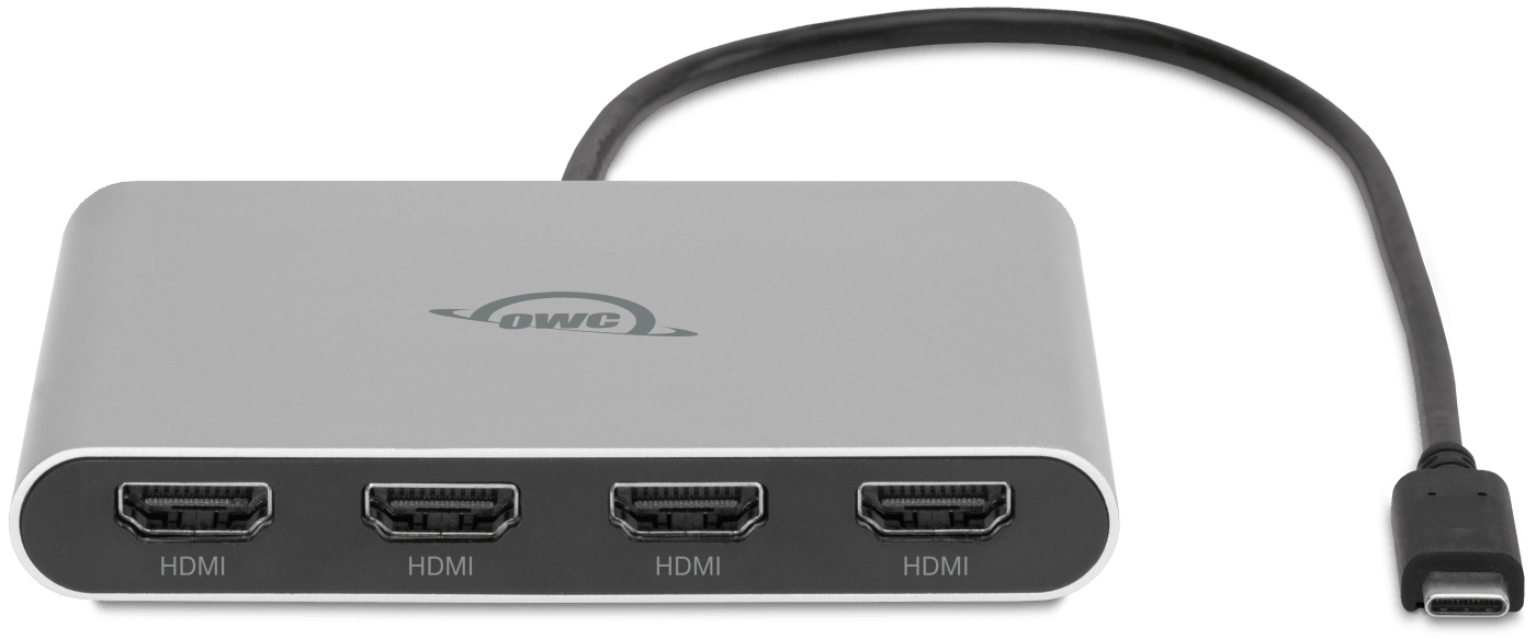 OWC USB-C QUAD HDMI 4K DISPLAY ADAPTER W/ DISPLAYLINK