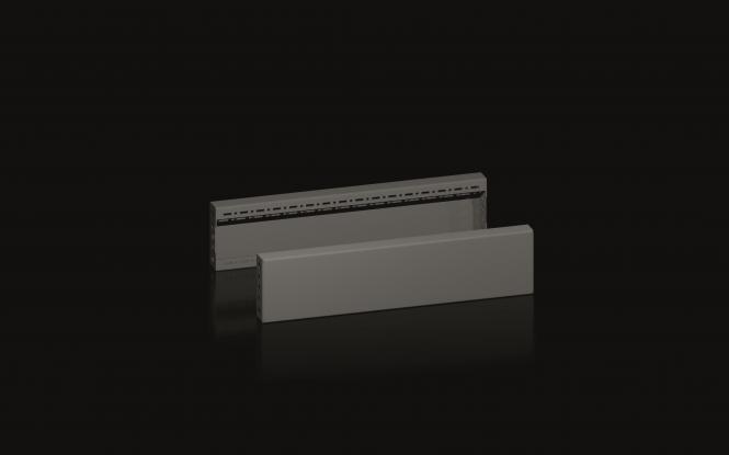 Rittal Base louvre protected VX side panel H100mm D600mm