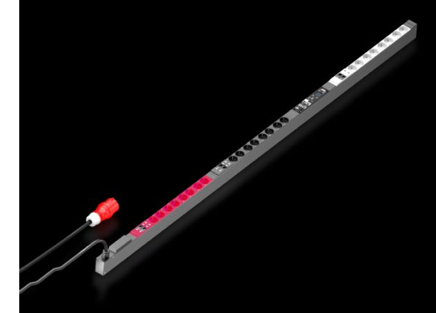 Rittal PDU metered+ 32A/3P CEE 24x CEE7/3 Schuko AC adapter