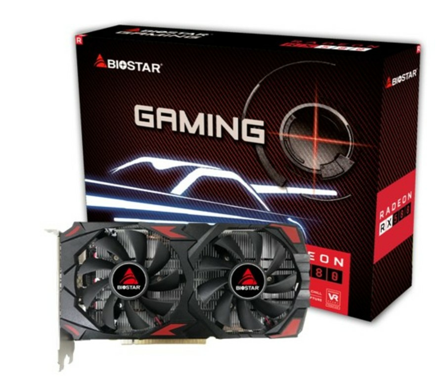 Biostar VA5815RQ82, Radeon RX 580, 8 GB, GDDR5, 256 bit, PCI Express 3.0, 2 fan(s)