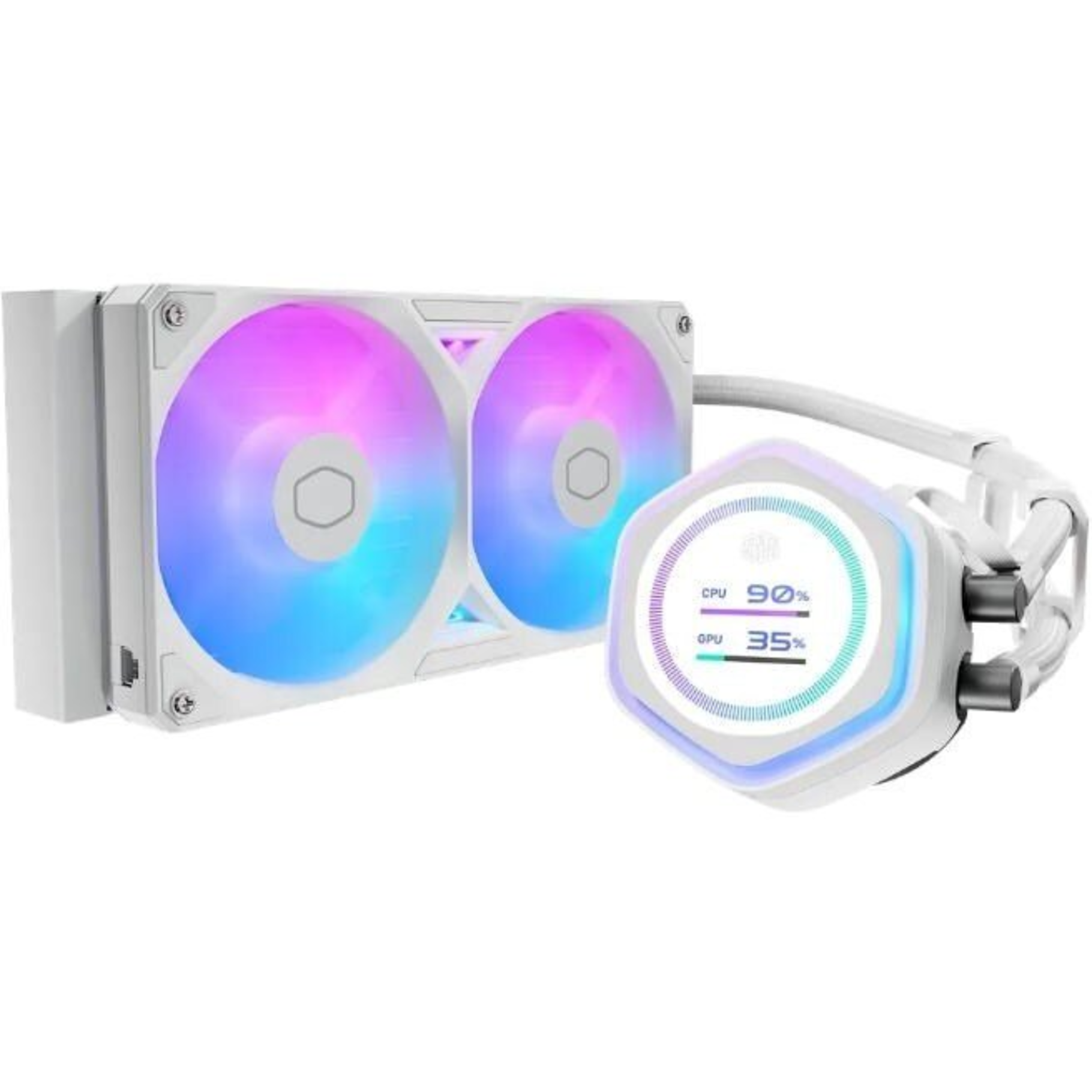 Cooler Master MLX-D24M-A25SZ-LW Atmos II LCD 240mm Radiator 2x 120mm