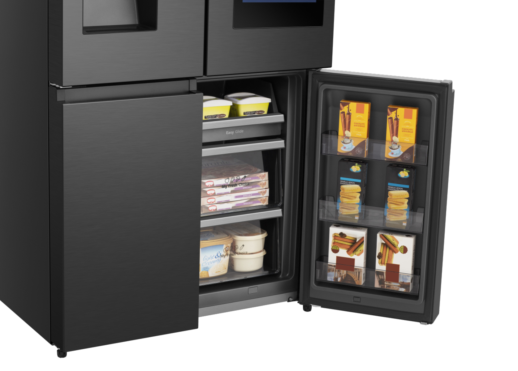 Hisense RQ760N4IFE: Cross-Door Refrigerator/Freezer MediaCent.