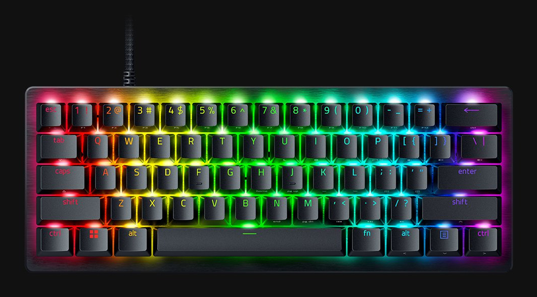 Razer CLAVIER JEU HUNTSMAN V3 PRO MINI - AZERTY SWITCHES OPTIQUES ANALOGIQUES -