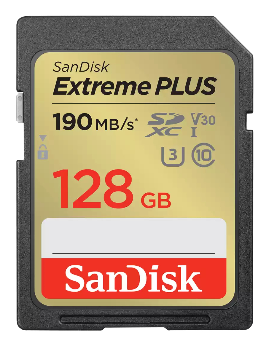 SanDisk Extreme Plus 128GB SDXC Card
