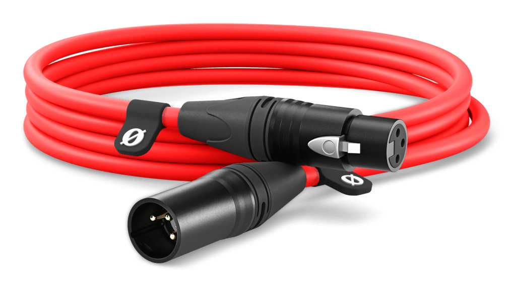 RODE XLR3M-R XLR connection cable 3m red