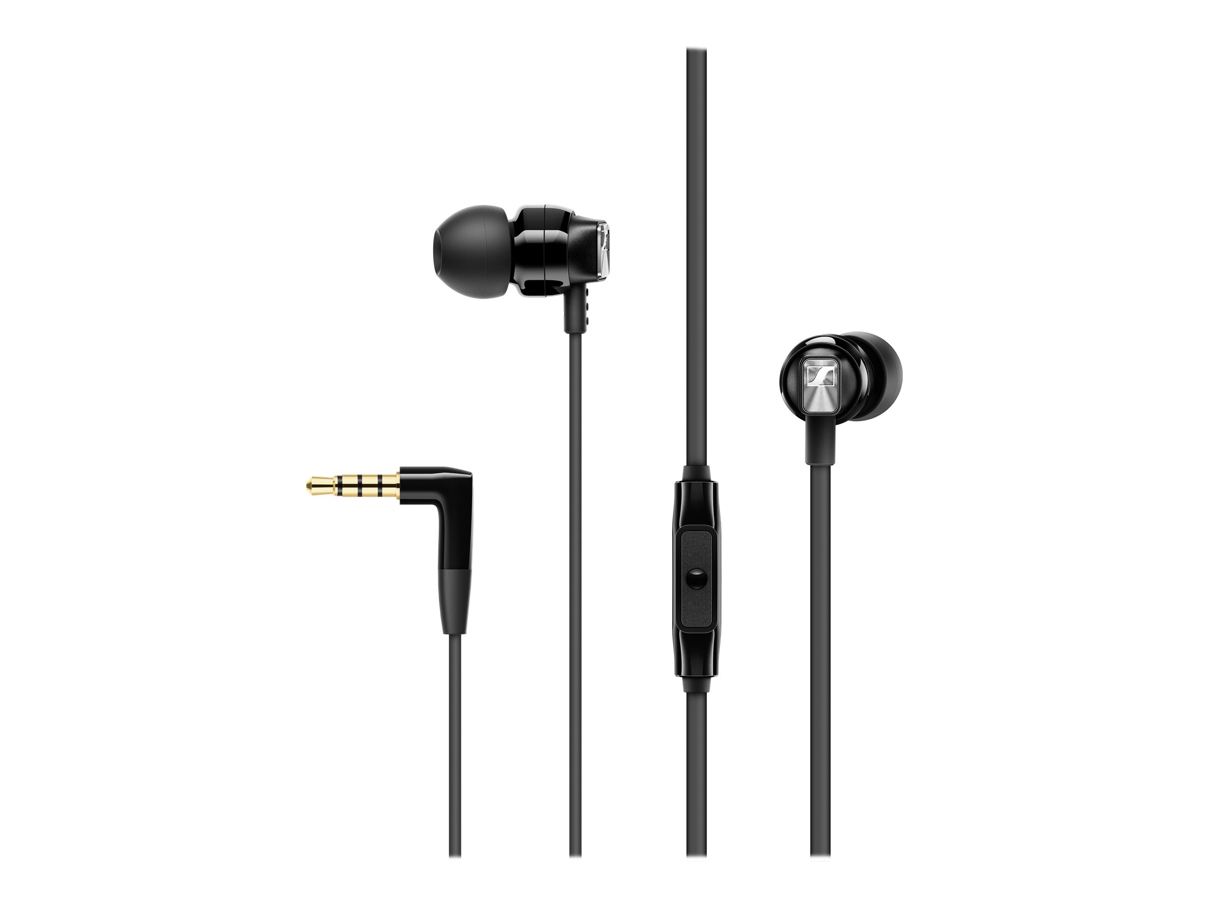 Sennheiser CX 300S In-Ear Headset Calls Music Black Buttons