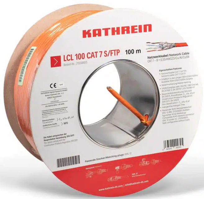 KATHREIN Cat7 S/FTP LCL 100 Network Cable