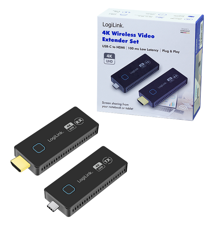 LogiLink HDMI wireless USB-C to HDMI set