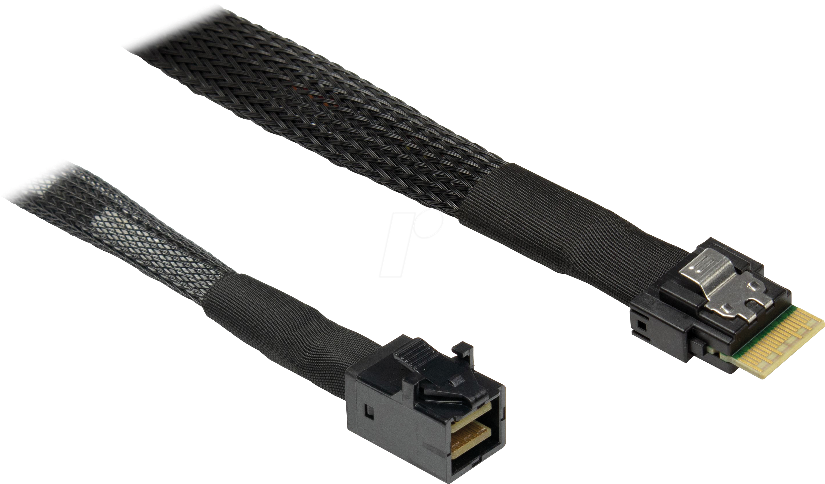 Inter-Tech Cable SFF 8654-4i> 8643 Black - Cable