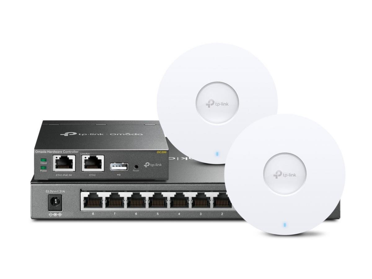 TP-LINK Bundle Omada NFR Kit S 1x OC200 2x EAP653 SG2210P