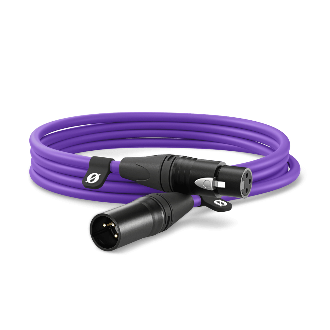 RODE XLR3M-PU XLR connection cable 3m purple
