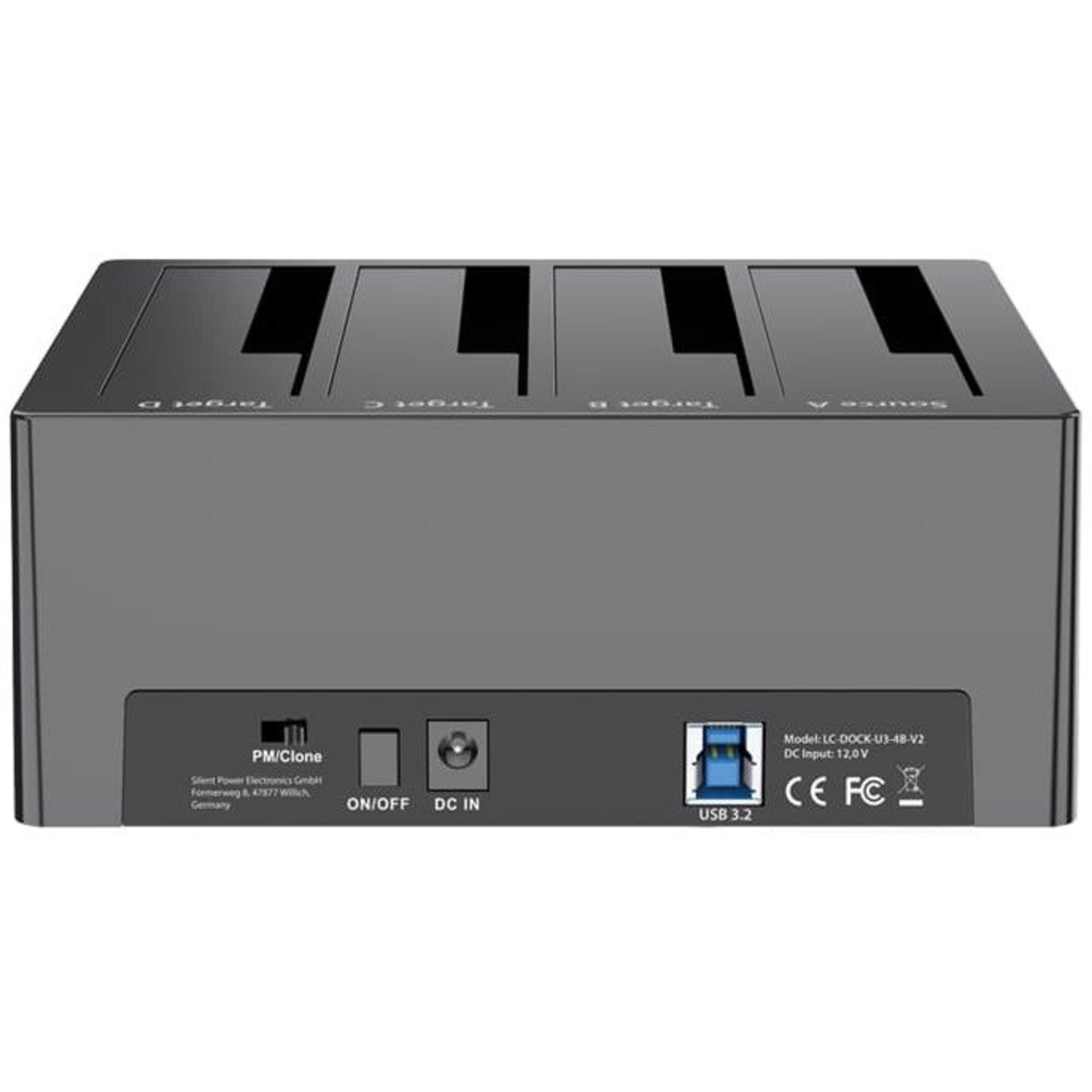 LC-Power LC-DOCK-U3-4B-V2 HDD Dockingstation 4x 2 - USB 3.0