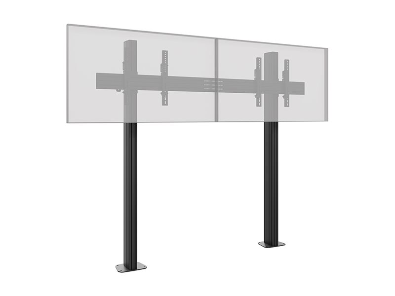 Hagor 3331 - 100 kg - 139.7 cm (55") - 165.1 cm (65") - 800 x 400 mm - Black