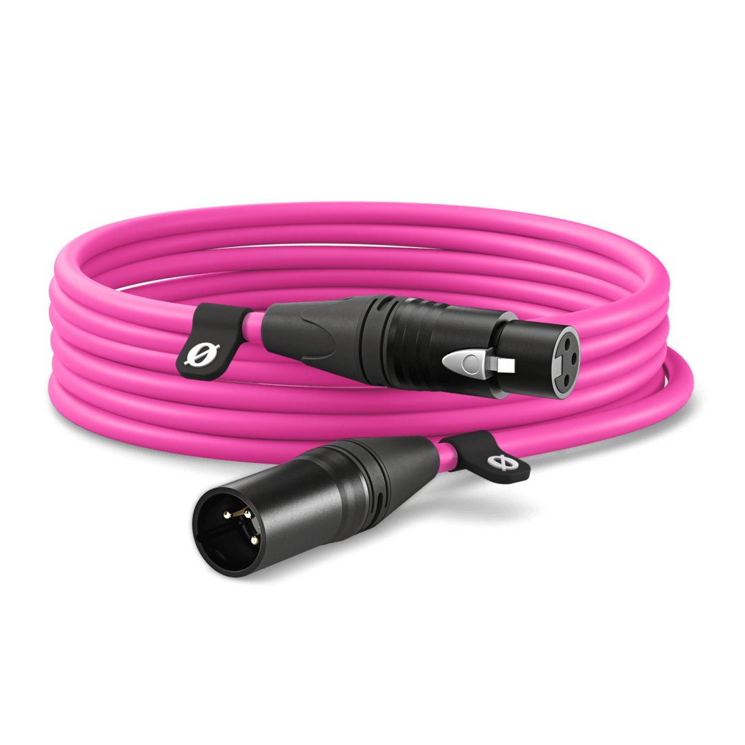 RODE XLR-6 audio cable pink