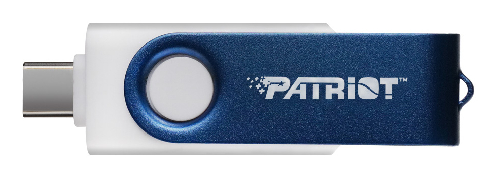 PATRIOT Xporter X550 64GB Blue/White USB-A and USB-C 3.2 Gen 1 - RAM memory