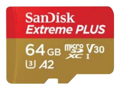 SanDisk Extreme Plus 64GB MicroSDXC Card