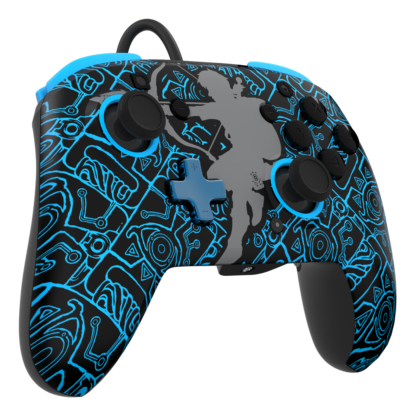 PDP Controller Rematch Wired SheikahShoot GlowintheDark Swit