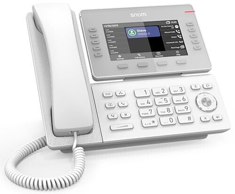 Snom D815WB VOIP Phone SIP without power supply White