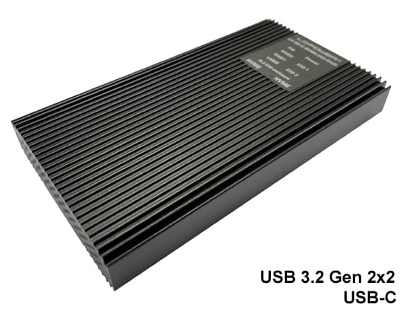 LC-M2-C-NVMe-2X2-RAID: Dual NVMe M.2 SSD USB-C Enclosure