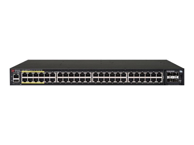 CommScope Ruckus ICX7450-48P-E Network Switch 48 Ports