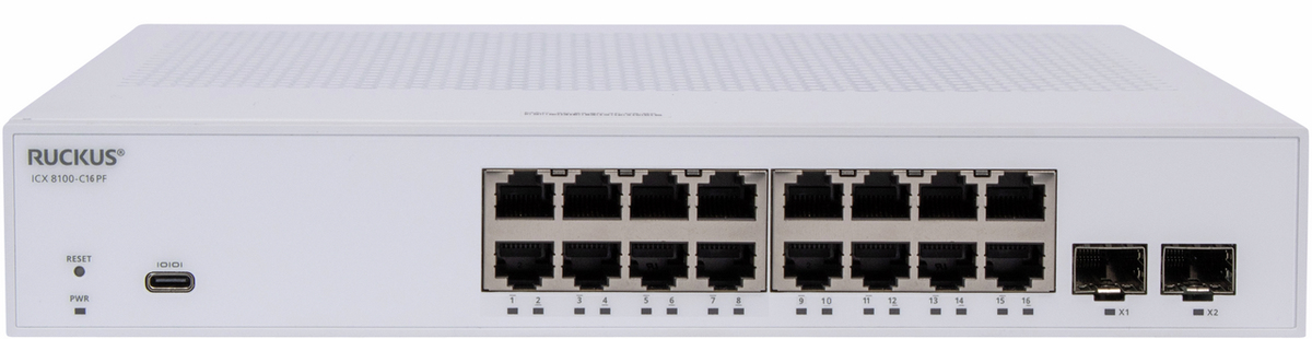 Ruckus ICX 8100 Compact Switch 16× - Switch - 1 Gbps