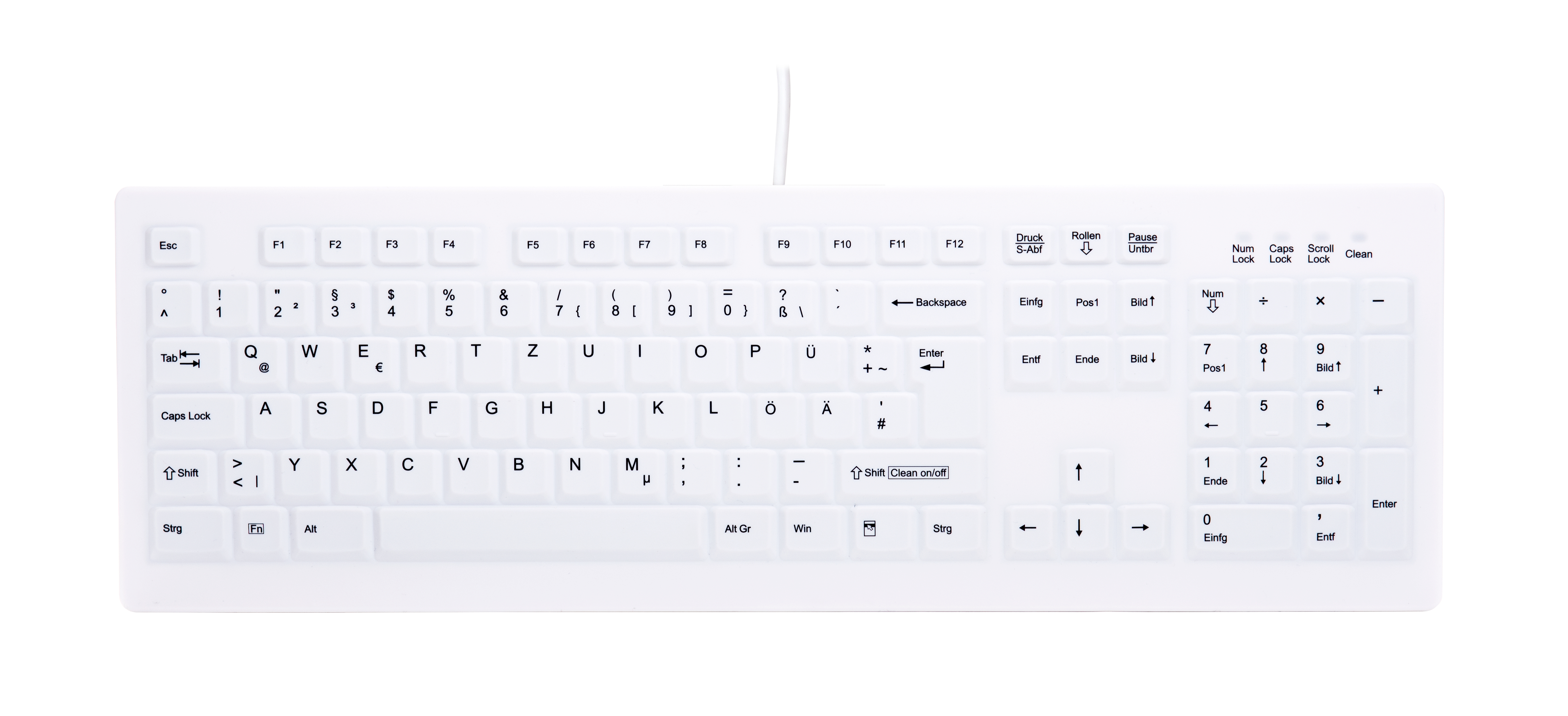 Cherry Exchangeable Silicone Key Membrane for AK-C8100 White