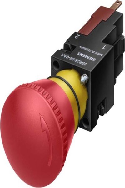 Siemens 3SB22031AC01 Emergency Stop Pushbutton