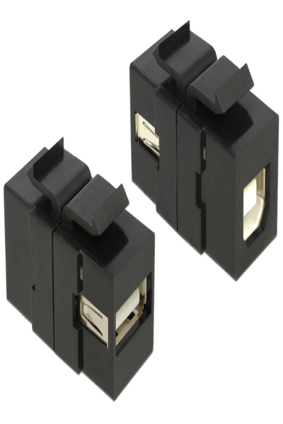 Module Keystone Delock USB 2.0 A femelle > USB 2.0 B femelle