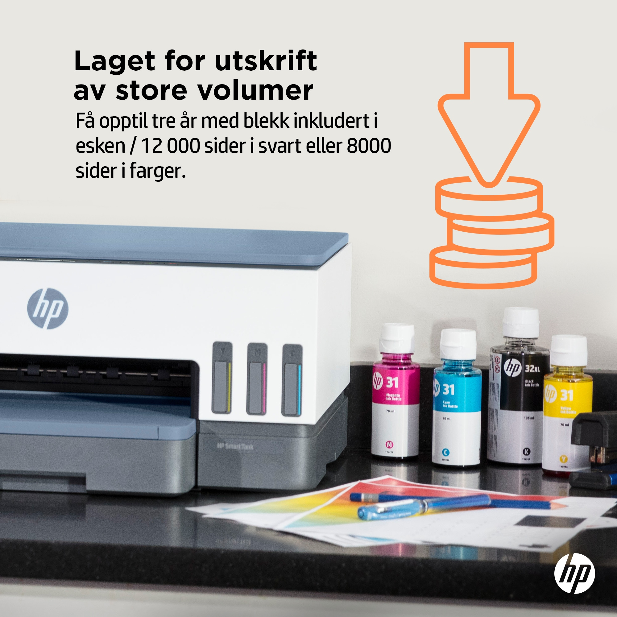 HP Printer Smart Tank 7006 All-in-One - Inkjet - Colored - 28B55A#BHC