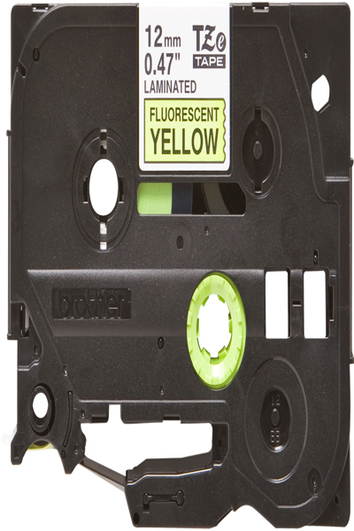 Brother TZe-C31 - Black on fluorescent yellow - TZEC31