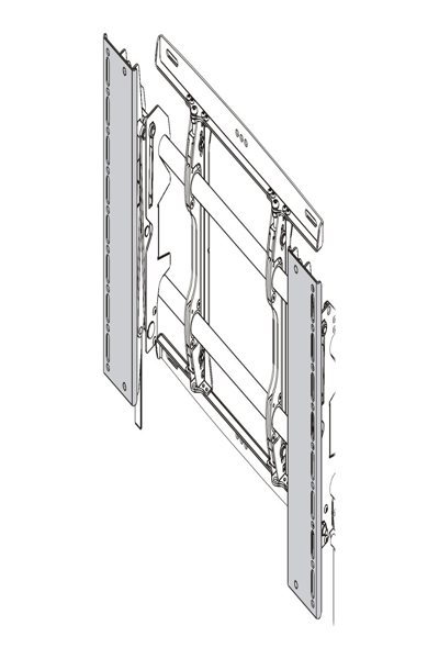 Chief FHB3032 - Composant de montage 2 supports d'extension pour écran plat - Noir