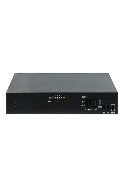Inter-Tech SD-1688 - Commuté - Acier - Noir - 8 prises CA - Coupleur C13 - Coupleur C20