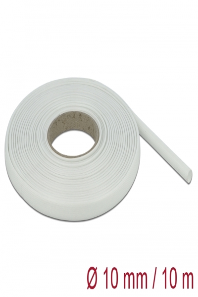 Delock 18936 - Braided sleeving - Fiberglass - White - 1 pc(s) - 18936