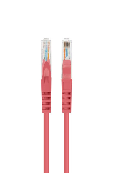 Lanberg PATCHCORD KAT.5E UTP 2M CZERWONY FLUKE PASSED LANBERG 10-PACK - UTP