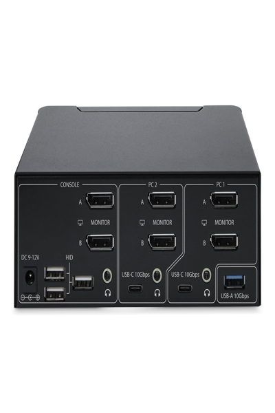 StarTech.com 2-Port Dual-Monitor DisplayPort KVM Switch 8K - P2CDD143-KVM-SWITCH