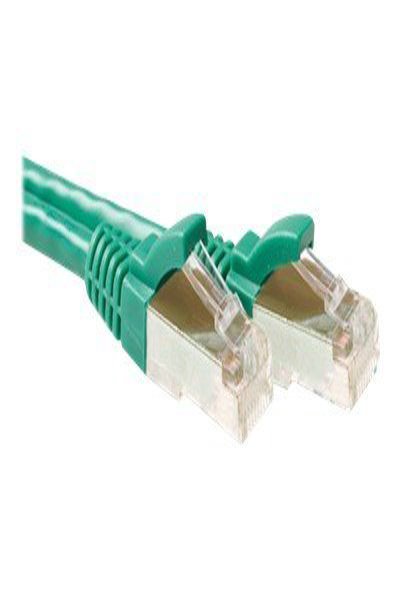ACT Green 20 meter SFTP CAT6A patch cable snagless with RJ45 connectors - 20 m - Cat6a - S/FTP (S-STP) - RJ-45 - RJ-45 - Green