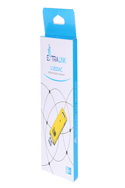 Extralink Adaptateur USB bi-bande U1200AC AC1200 avec ventilateur