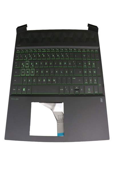 Clavier HP DD2141 avec boîtier supérieur DE noir rétroéclairé
