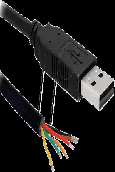 Delock Converter USB 2.0 > Serial-TTL 6 open wires (5 V) - 83116