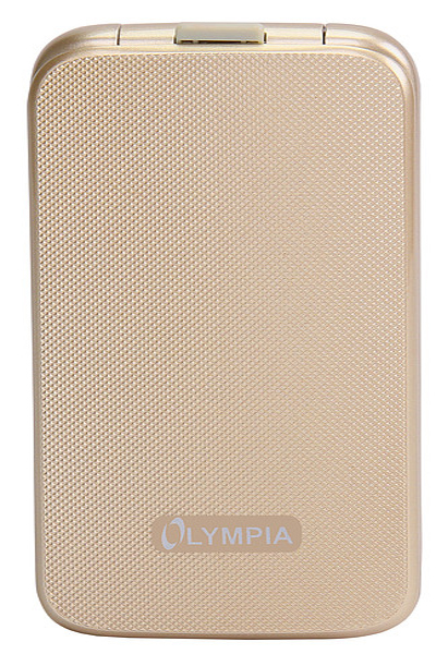 OLYMPIA LUNA CLAMSHELL DUAL SIM GOLD